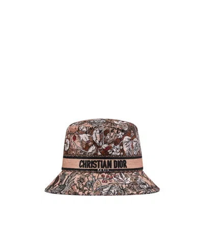 Dior D-bobby Small Brim Bucket Hat In Black