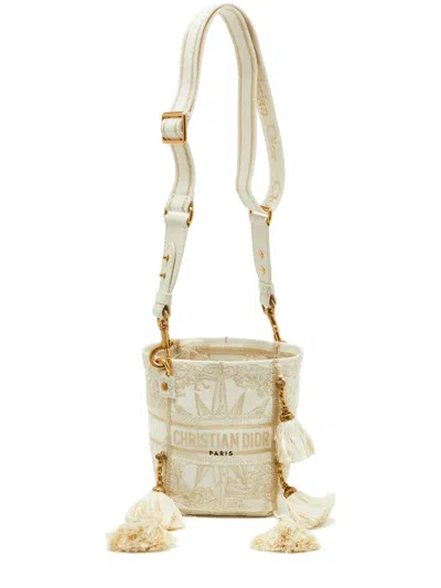 Pre-owned Dior D Bubble Bucket Bag