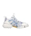 Dior D-connect Low-cut Casual Sneakers In White