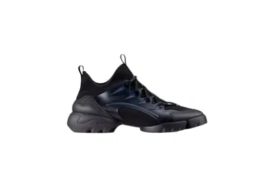 Pre-owned Dior D Connect Neoprene (women's) Sneakers In Black