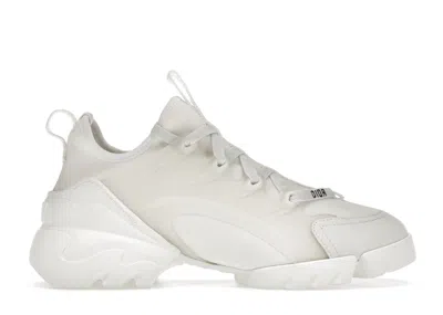 Pre-owned Dior D Connect Neoprene (women's) Sneakers In White