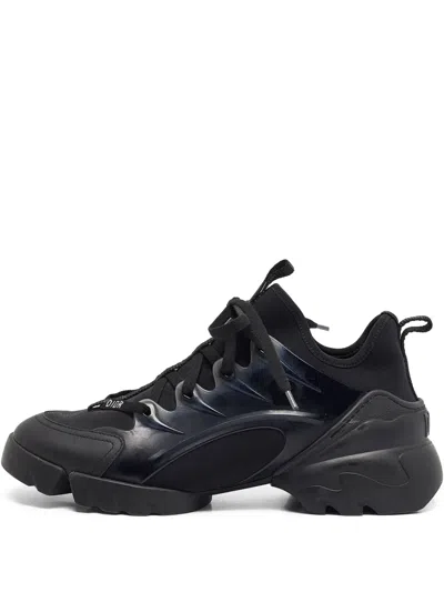 Pre-owned Dior D-connect Panelled Sneakers