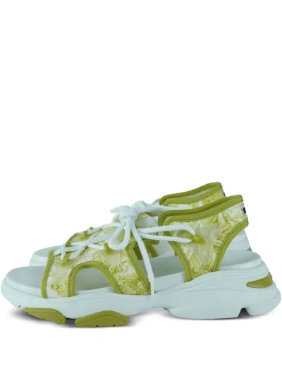 Pre-owned Dior D-connect Sandals In White