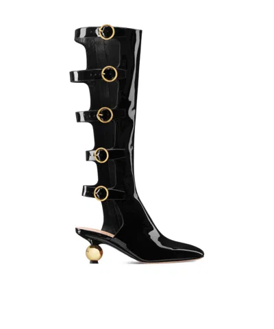 Dior D-idole High-heeled Boots In Black