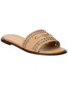 Dior D-lane Leather Sandal In Brown
