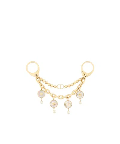 Dior D-luck Bag Charm In Gold