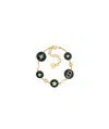 Dior Women D-luck Metal Bracelet With Gold Finishes In Yellow