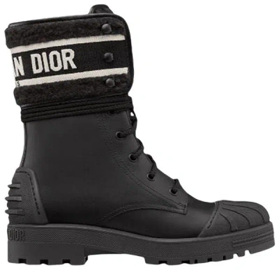 Dior D-major Ankle Boot In Black