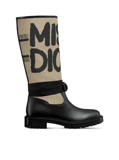 Dior D-major Boot In Black