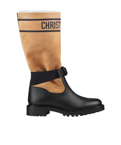Dior D-major Boots In Black