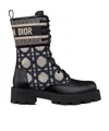 Dior D-major Short Boots In Black