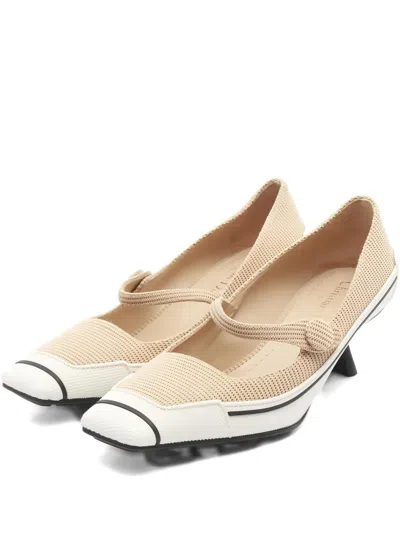 Pre-owned Dior D-motion Heeled Pumps In Neutral