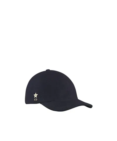 Dior D-player Cap In Blue