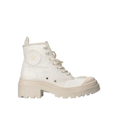 Dior D-rise Ankle Boots In White