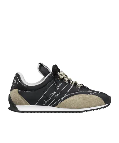Dior D-sketch Sneakers In Black