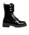 Dior D-strike Ankle Short Boots In Black
