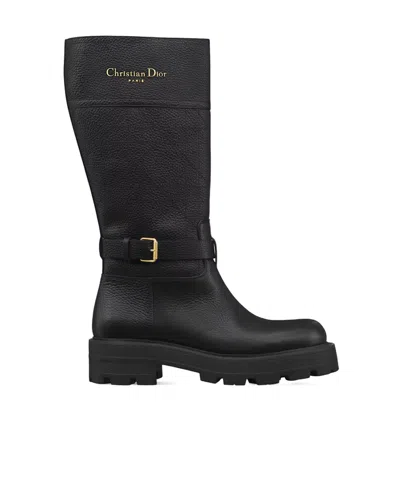 Dior D-town Boot In Black