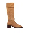 Dior D-town Heeled Boot In Brown