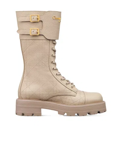 Dior D-trap Ankle Boots In Multi