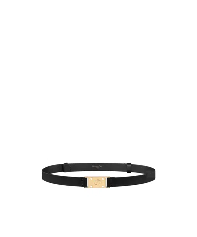 Dior D-treasure Belt In Black