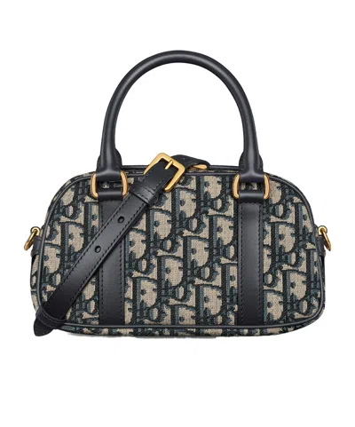 Dior D-vibe East-west Miniature Shoulder Bag In Blue