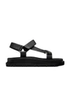 Dior D-wave Sandal In Black