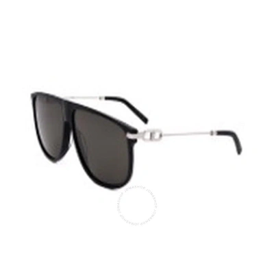Dior Dark Grey Browline Men's Sunglasses Dm40029u 01j 63 In Black / Dark / Grey