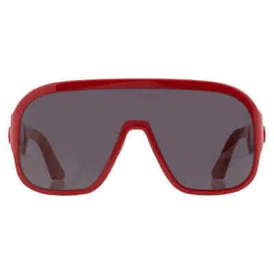 Pre-owned Dior Dark Grey Shield Ladies Sunglasses Bobbysport Cd40054u 68a 00 In Red
