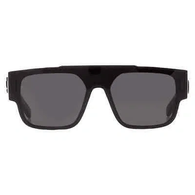 Pre-owned Dior Dark Grey Shield Men's Sunglasses Dm40034i 01a 00 Dm40034i 01a 00 In Gray