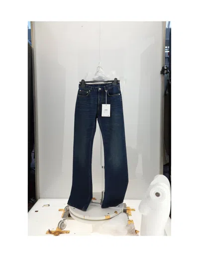 Dior Dark Wash Denim Jeans In Blue