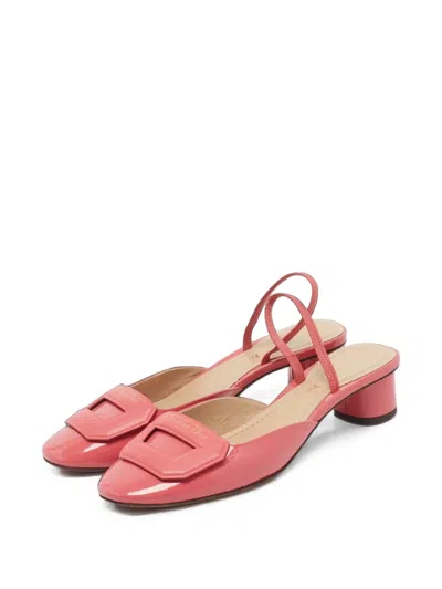 Pre-owned Dior Day Block-heel Pumps In Pink