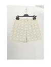 Dior Db-tweed Cannage Bermudas In White