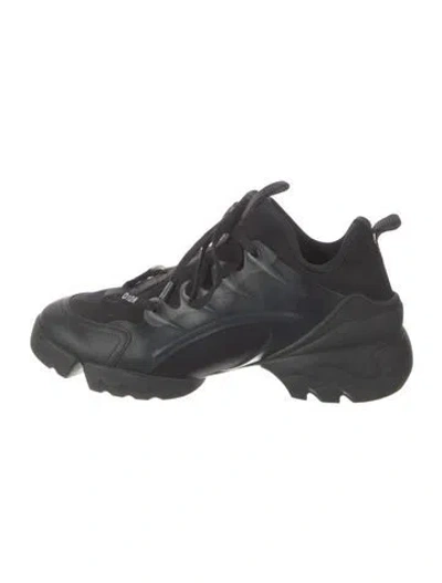 Pre-owned Dior D-connect Chunky Sneakers In Black