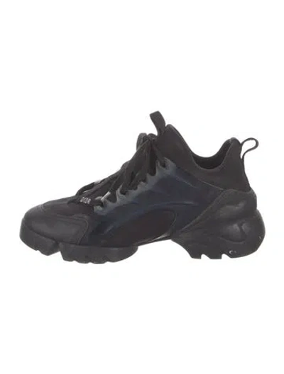 Pre-owned Dior D-connect Chunky Sneakers In Black