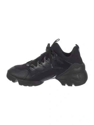 Pre-owned Dior D-connect Chunky Sneakers In Black