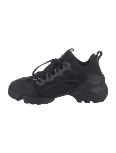 Pre-owned Dior D-connect Chunky Sneakers In Black