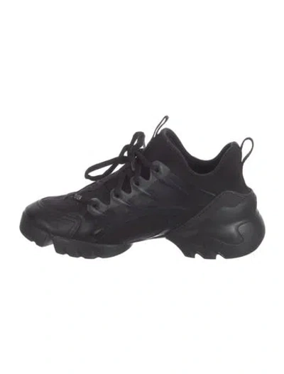 Pre-owned Dior D-connect Chunky Sneakers In Black