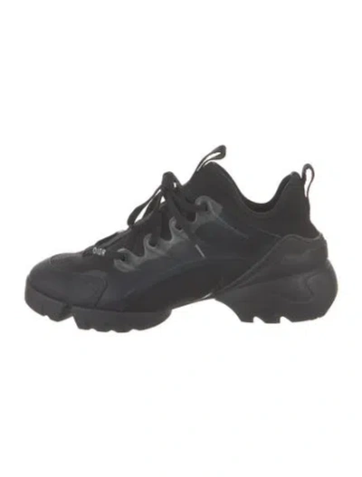 Pre-owned Dior D-connect Chunky Sneakers In Black