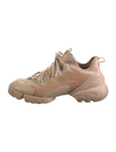 Pre-owned Dior D-connect Chunky Sneakers In Neutral