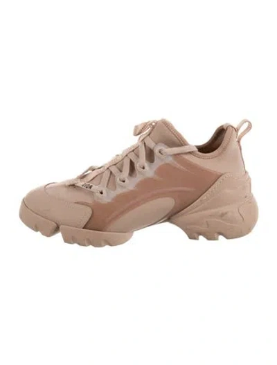 Pre-owned Dior D-connect Chunky Sneakers In Neutral