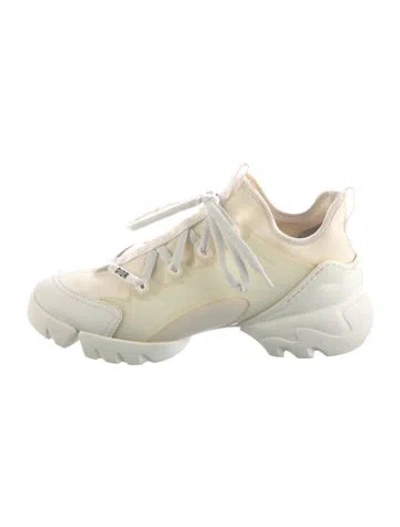 Pre-owned Dior D-connect Chunky Sneakers In Neutral