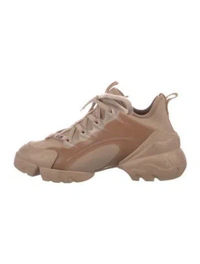 Pre-owned Dior D-connect Chunky Sneakers In Neutral