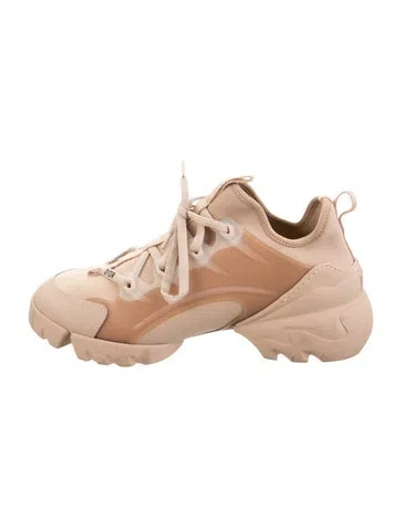 Pre-owned Dior D-connect Chunky Sneakers In Neutral