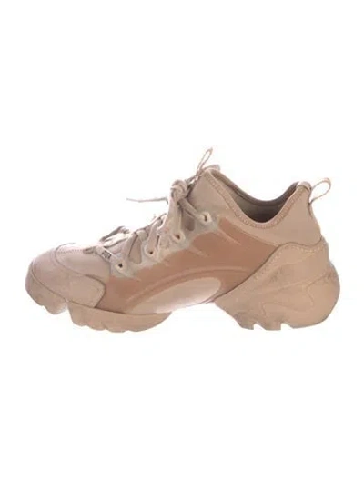 Pre-owned Dior D-connect Chunky Sneakers In Neutral