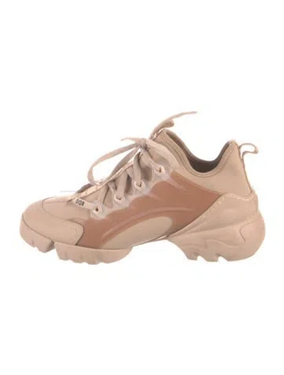 Pre-owned Dior D-connect Chunky Sneakers In Neutral