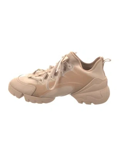 Pre-owned Dior D-connect Chunky Sneakers In Neutrals