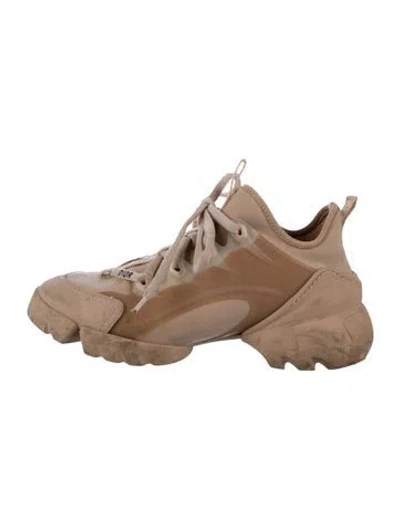 Pre-owned Dior D-connect Chunky Sneakers In Pink