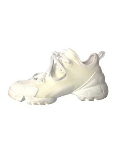 Pre-owned Dior D-connect Chunky Sneakers In White