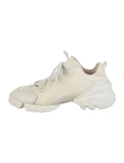 Pre-owned Dior D-connect Chunky Sneakers In White