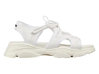 Pre-owned Dior Dconnect Sandal (women's) Sneakers In White